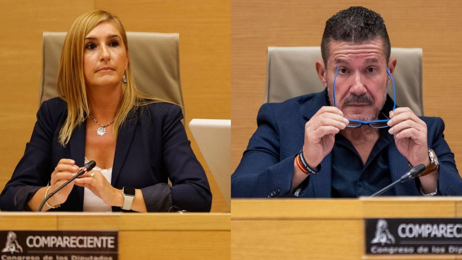 La exconsejera de Justicia e Interior de la Generalitat Valenciana, Salomé Pradas, y el exdirector de la Agencia Valenciana de Seguridad y Respuesta a las Emergencias, Emilio Argüeso