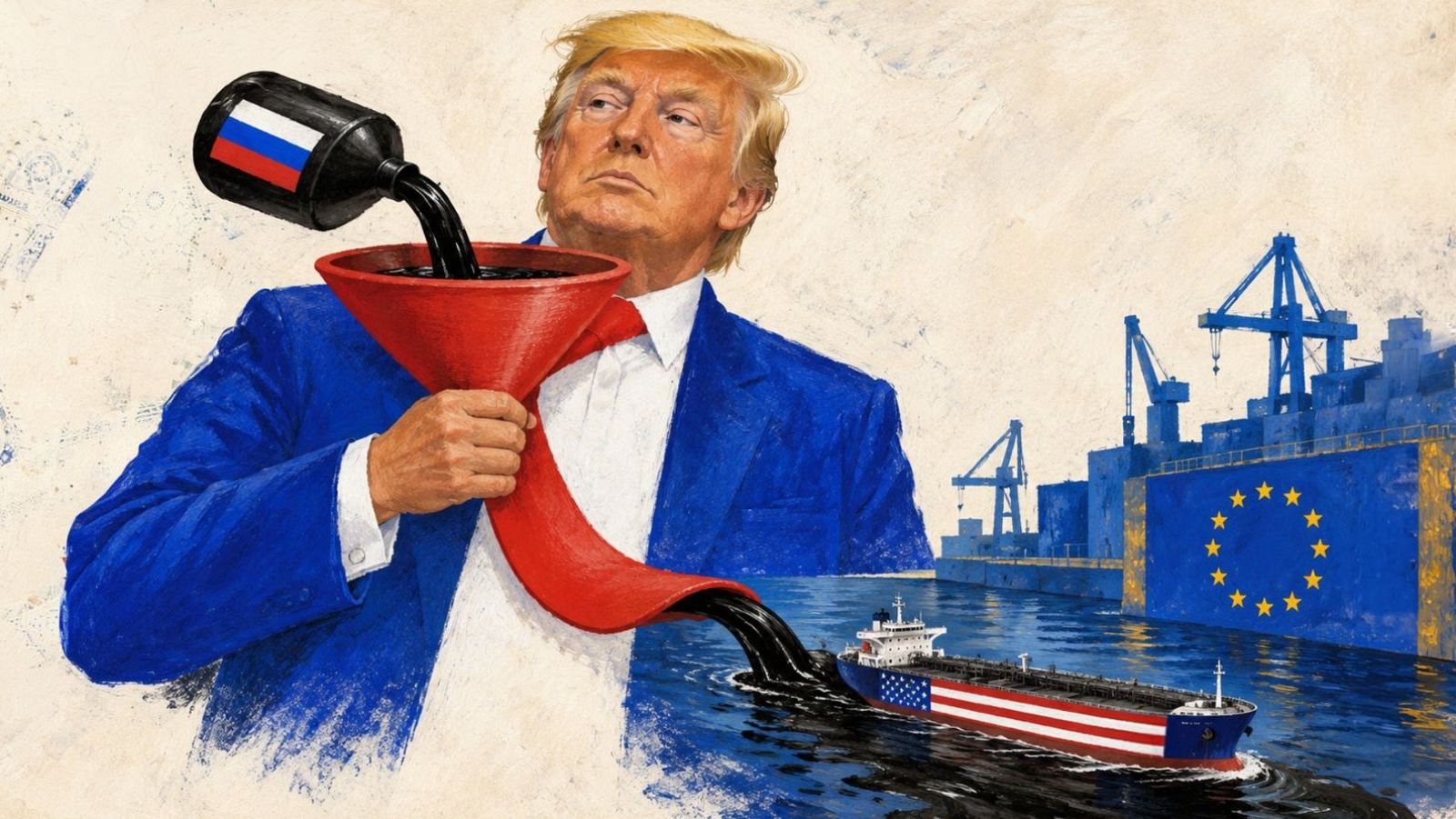 Trump alcanza un acuerdo petrolero unilateral con Rusia