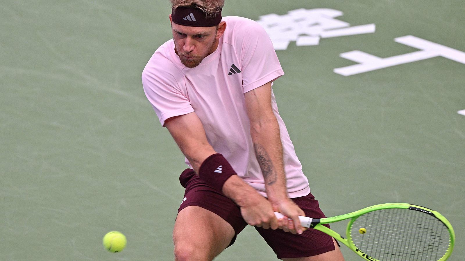 Alejandro Davidovich Fokina durante el Master 1000 de Shanghái.