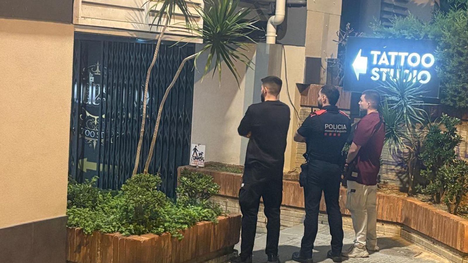 Imatge del local on ha estat trobada la víctima