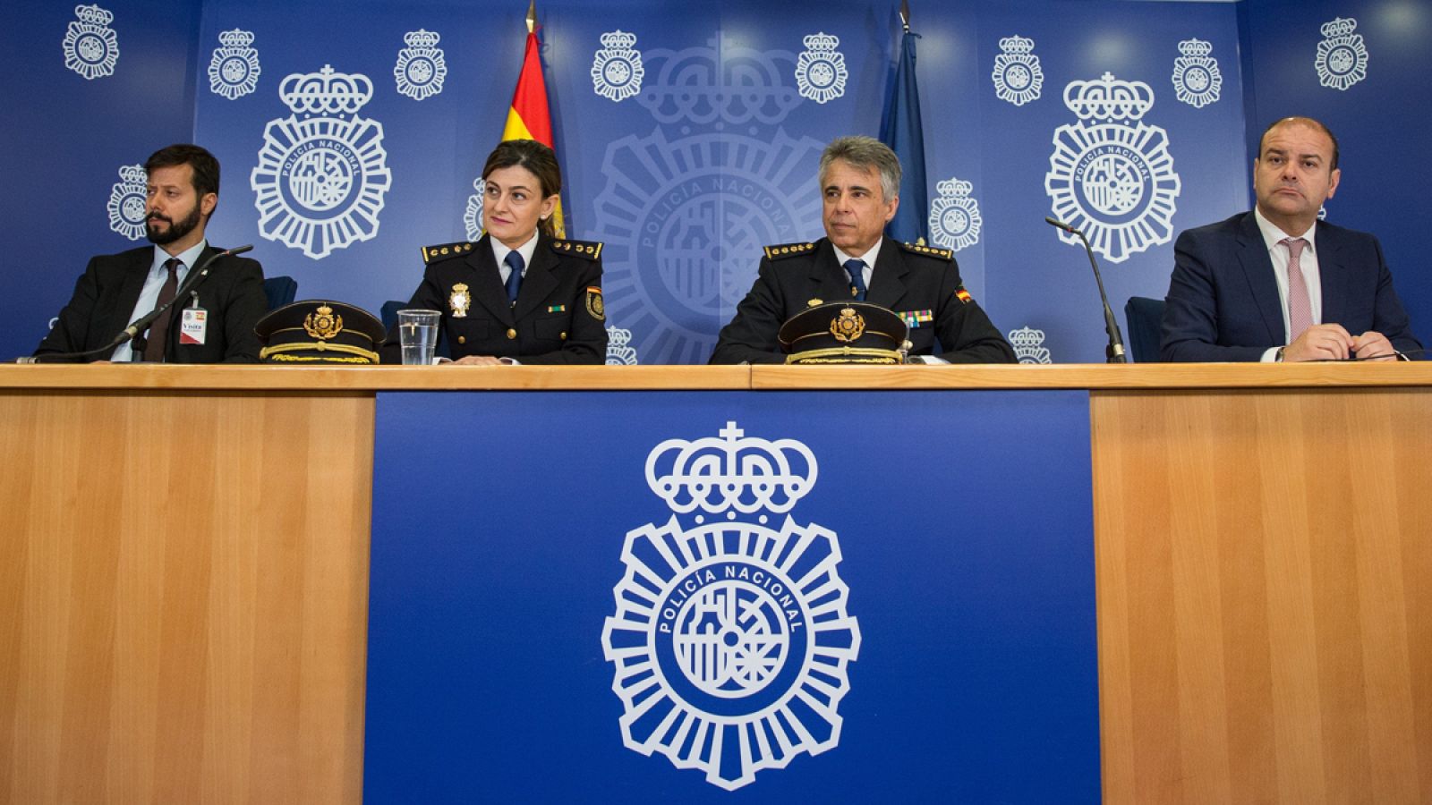 Rueda de prensa de Europol, la Policía Nacional, la UDEF y la Agencia Tributaria