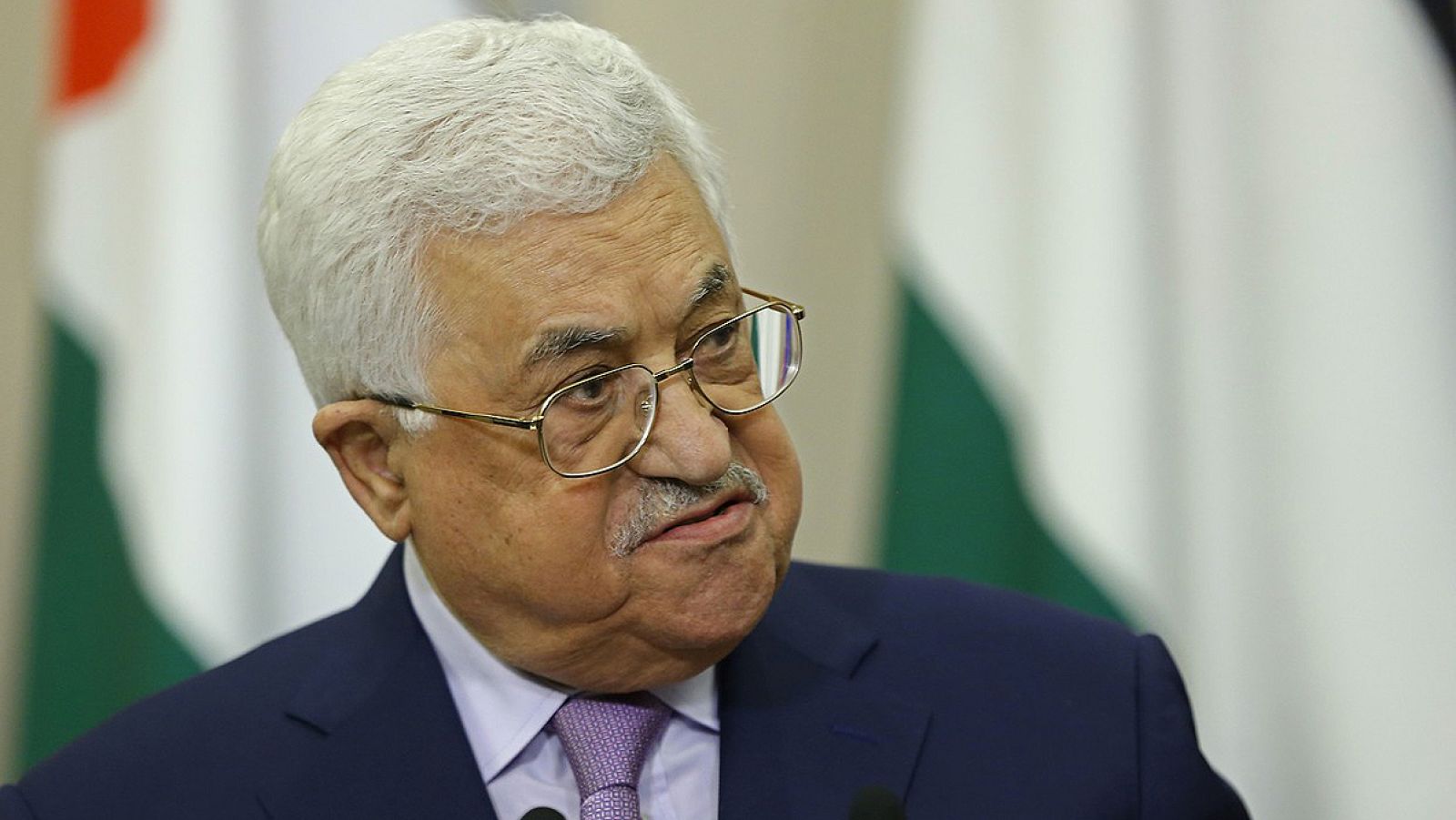 Imagen de archivo del presidente palestino, Mahmud Abás