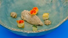 Receta de guiso de conejo con caldo de tomillo de MasterChef Celebrity Legends