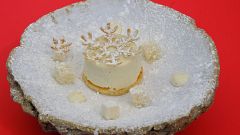 Receta de mousse de boniato con leche frita y crema de requesón de MasterChef Celebrity Legends