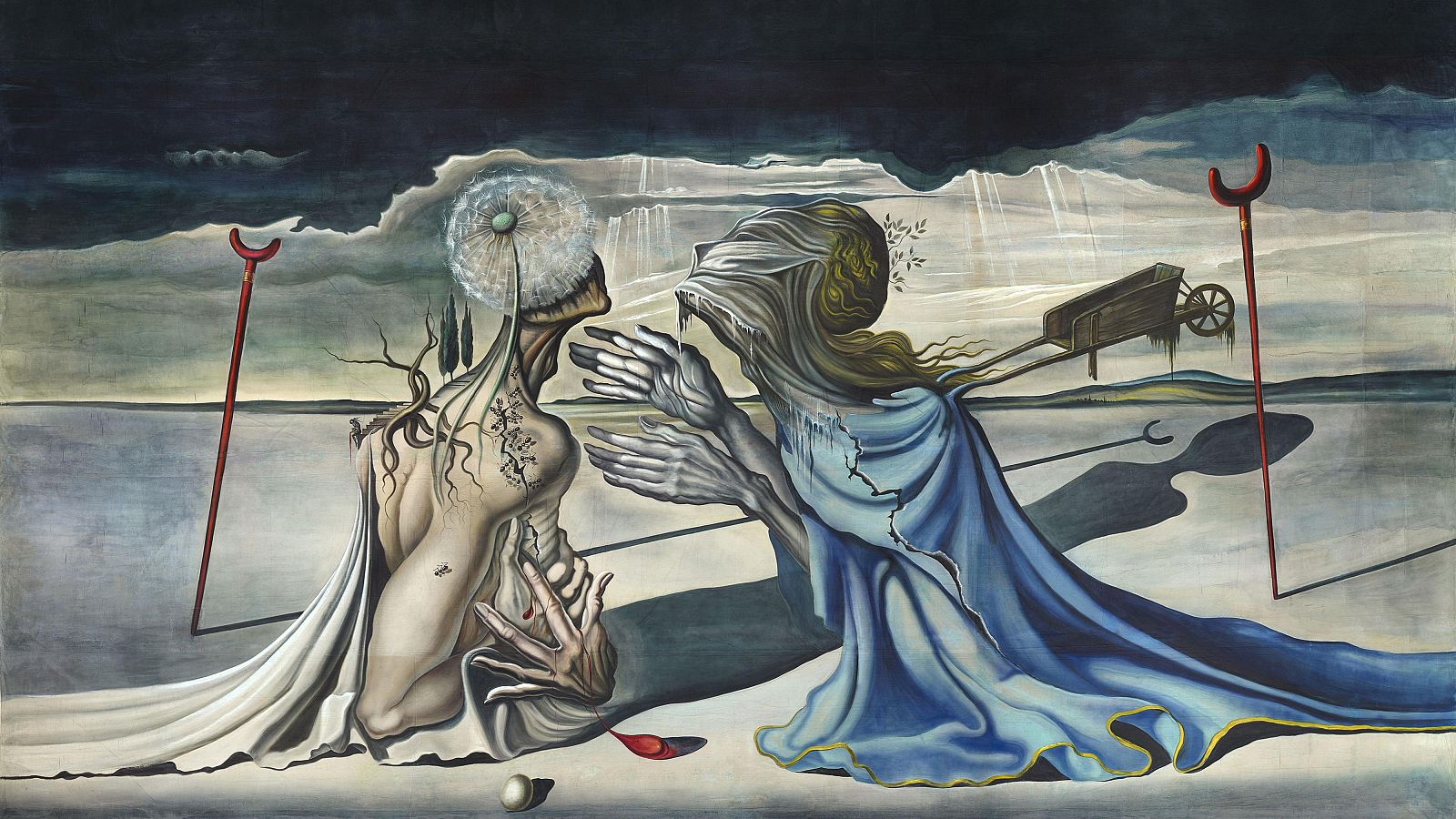 Detalle del telón para el ballet 'Tristán loco', 1944, Salvador Dalí