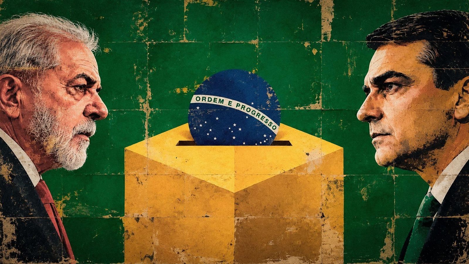 Los candidatos a la presidencia de Brasil: Lula da Silva y Flávio Bolsonaro