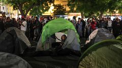 Los jóvenes acampados en Lisboa piden una huelga general ibérica por la vivienda
