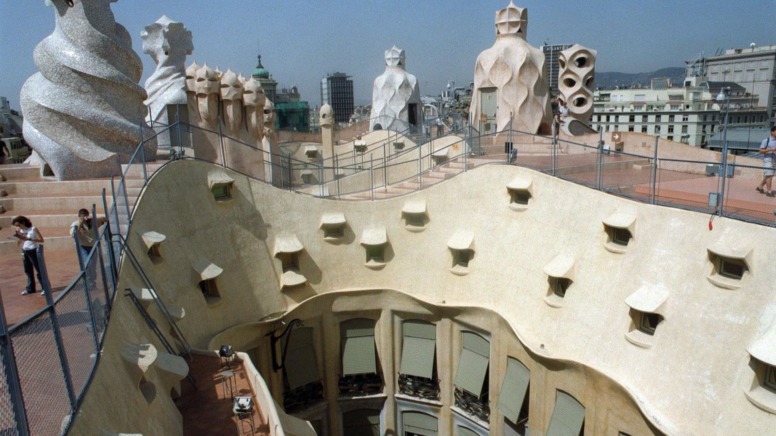 Terraza de La Pedrera de Gaudí.