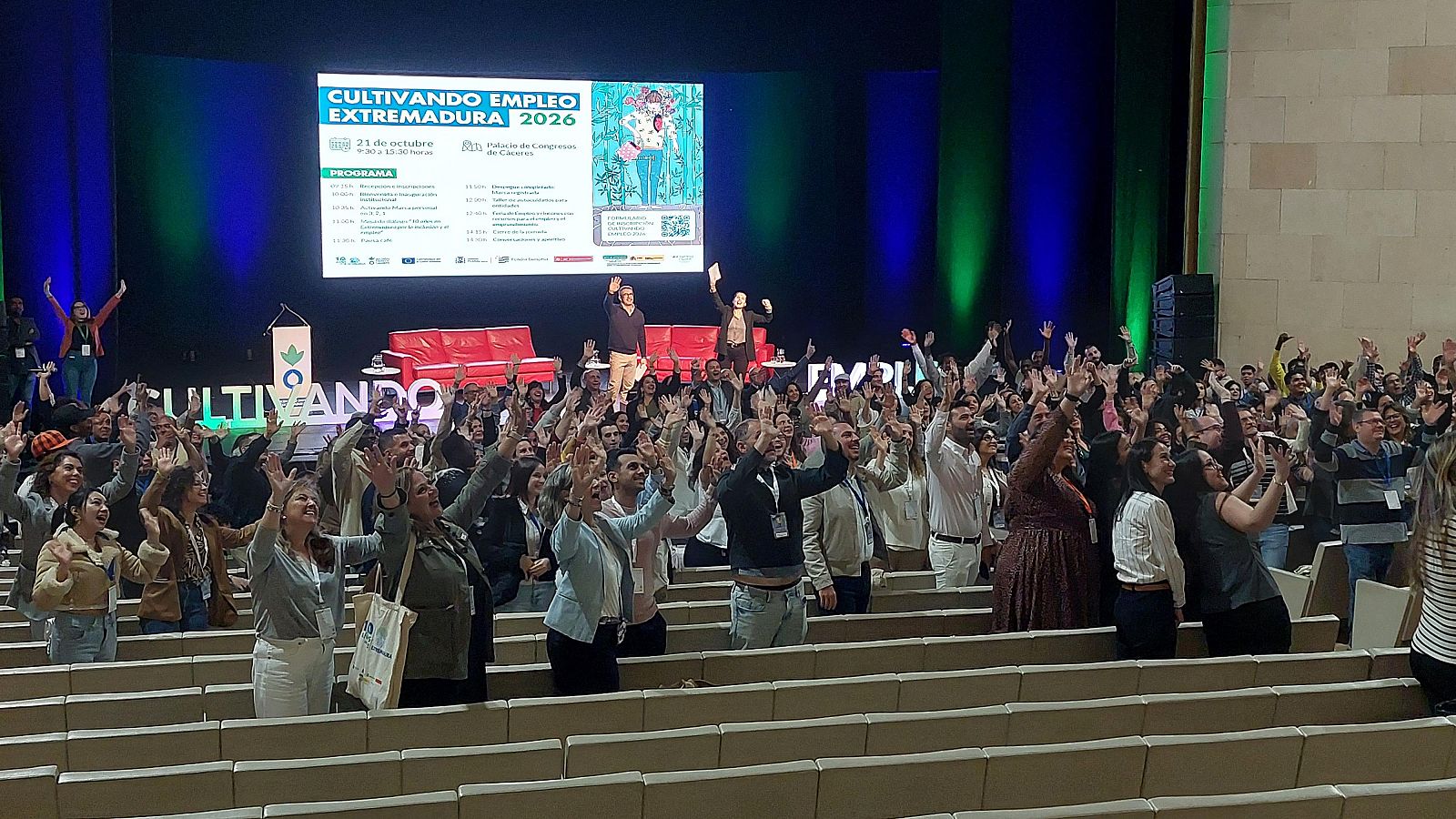 Participantes en la 10ª edición de Cultivando Empleo Extremadura