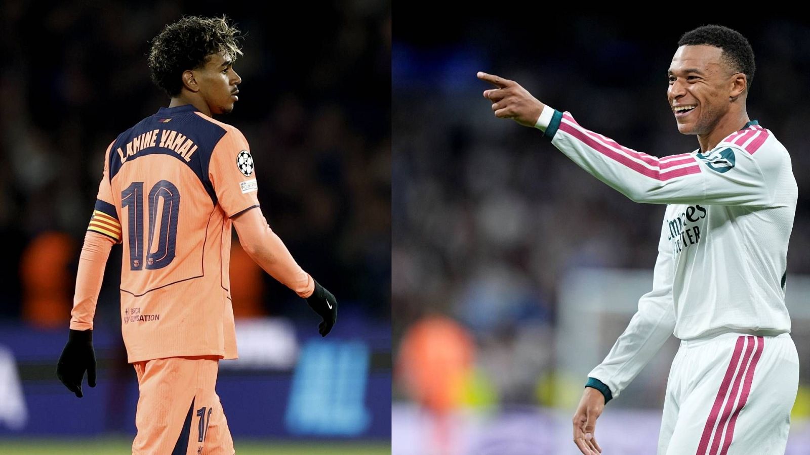 Lamine Yamal y Kylian Mbappé: así llegan Barça y Real Madrid al Clásico