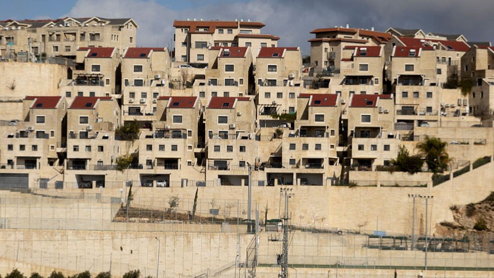 Panorámica del asentamiento israelí de Efrat en la Cisjordania ocupada.