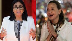 EE.UU. busca que Delcy Rodríguez deje vacante la presidencia en 2027 y Machado se abre a negociar tras su regreso