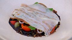 Receta de tomate con quinoa frita de MasterChef Celebrity Legends
