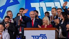 El Likud de Netanyahu gana las elecciones en Israel pero su coalición no logra una mayoría suficiente en el Parlamento
