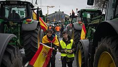 Se suspende la protesta de la tractorada en Madrid tras el accidente de tren en Los Yébenes (Toledo)