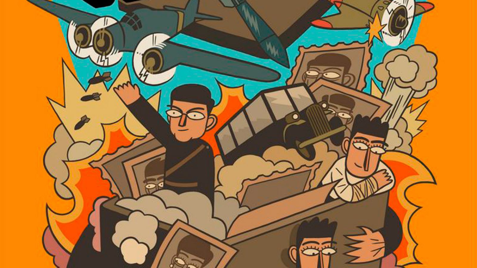 Fragmento de la portada de 'Una caja de galletas'