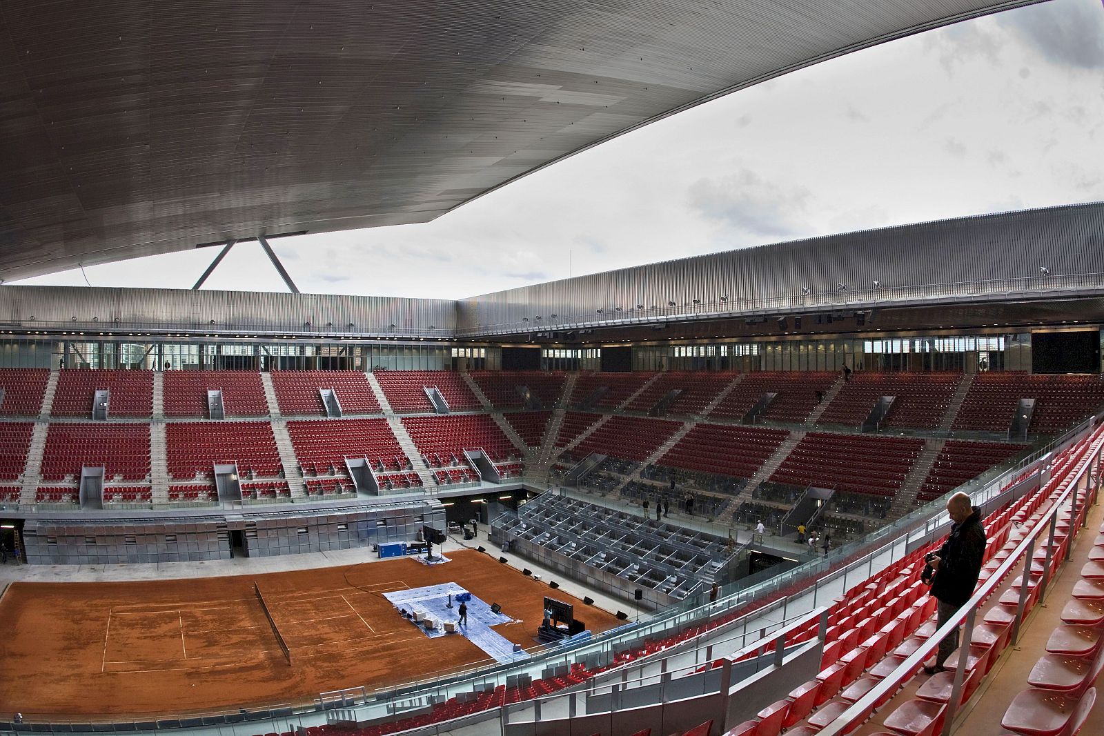 La Caja Mágica, justo antes de su inauguración en 2009