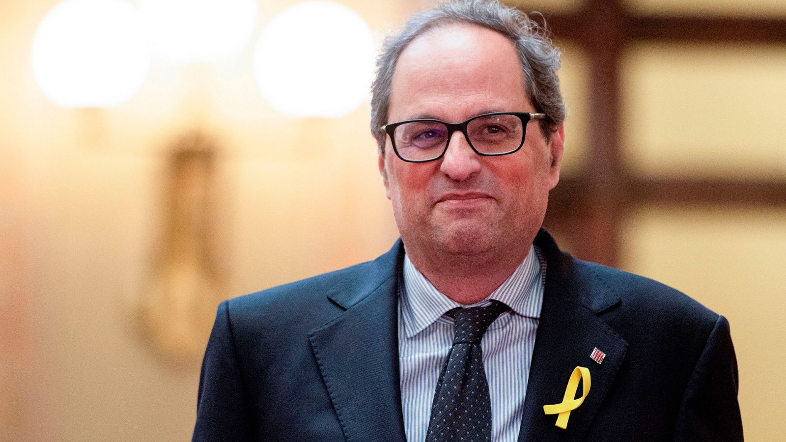 Quim Torra, en el Parlament