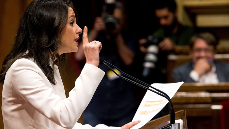 Arrimadas, a Torra: "No ha venido a dirigir un gobierno, sino un CDR"