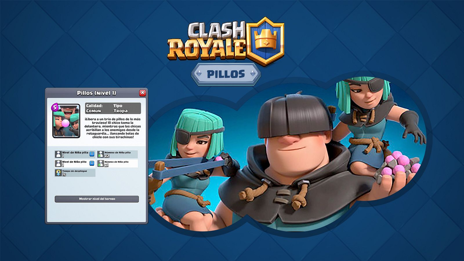 Pillos es la nueva carta común de Clash Royale