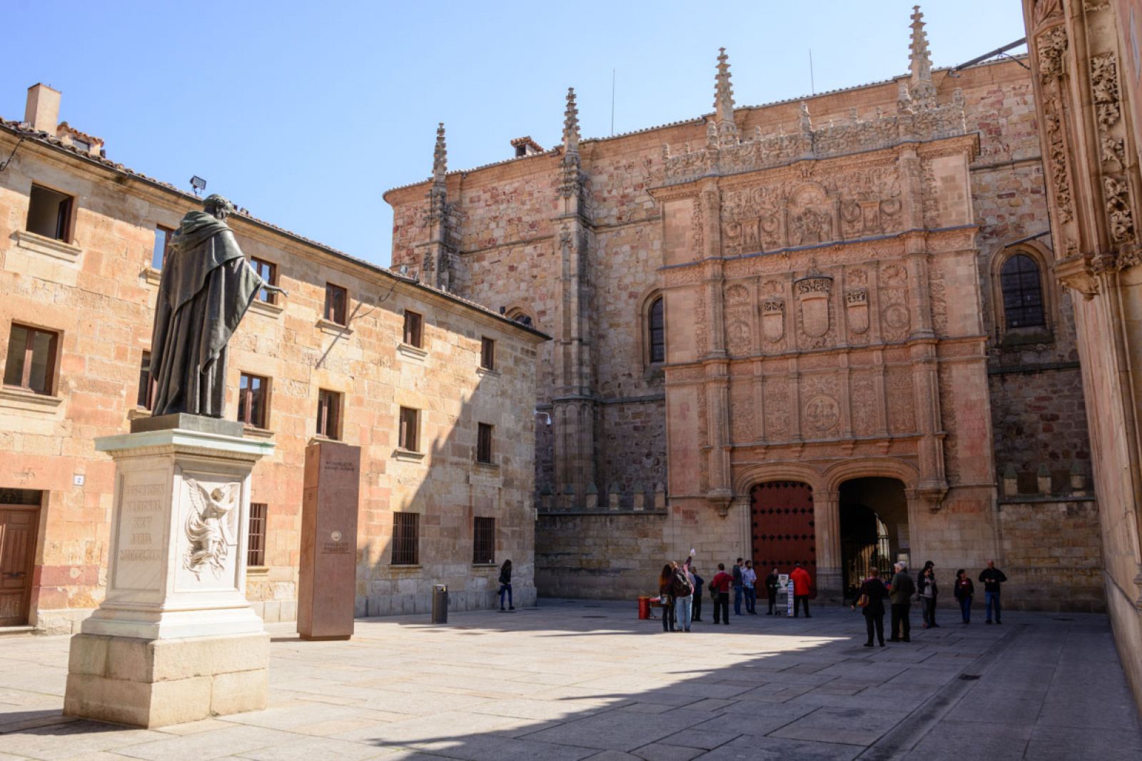 Patio de las escuelas mayores de la Universidad de Salamanca