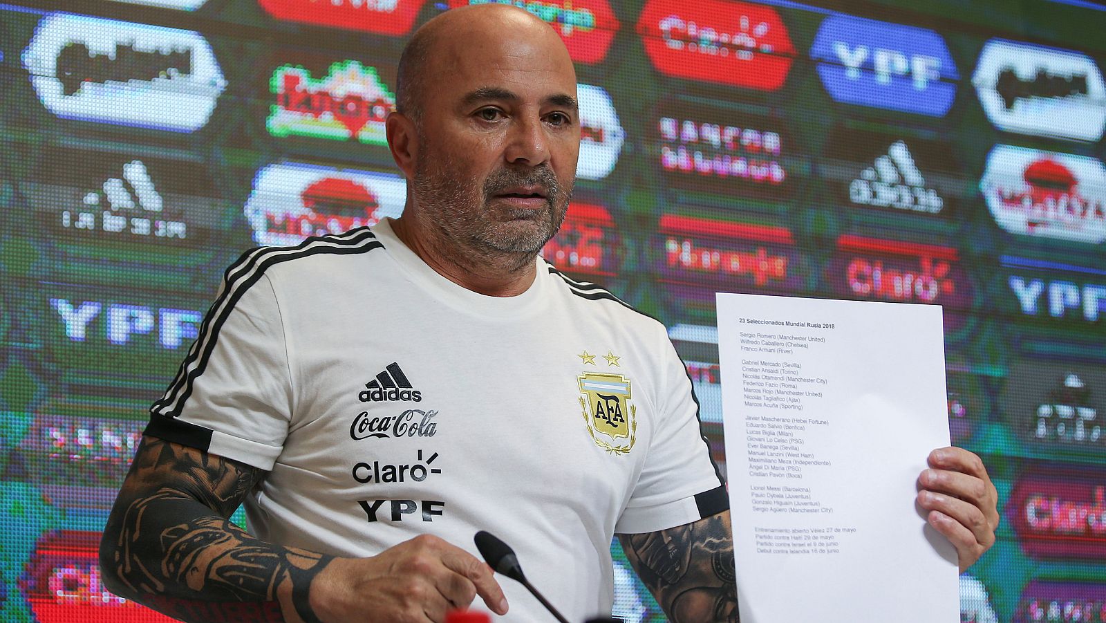 Messi lidera a una Argentina con Dybala y sin Icardi