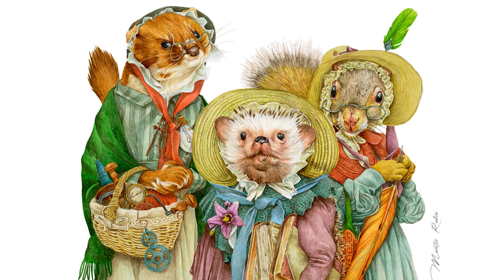 Odila Libela, Severina Malaespina y Pimpinela Dosplumas