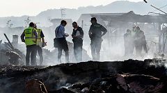 Al menos un muerto, un desaparecido y 30 heridos en una explosión en un almacén de material pirotécnico en Tui