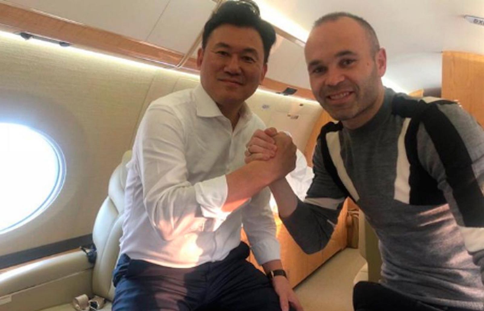 Imagen de la cuenta oficial de Andrés Iniesta.