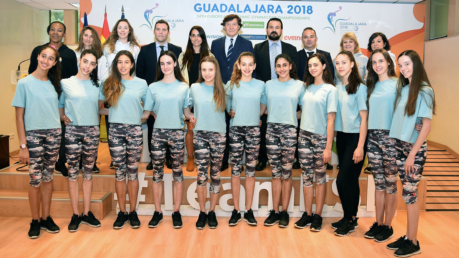 Presentación de los Campeonatos de Europa de gimnasia rítmica