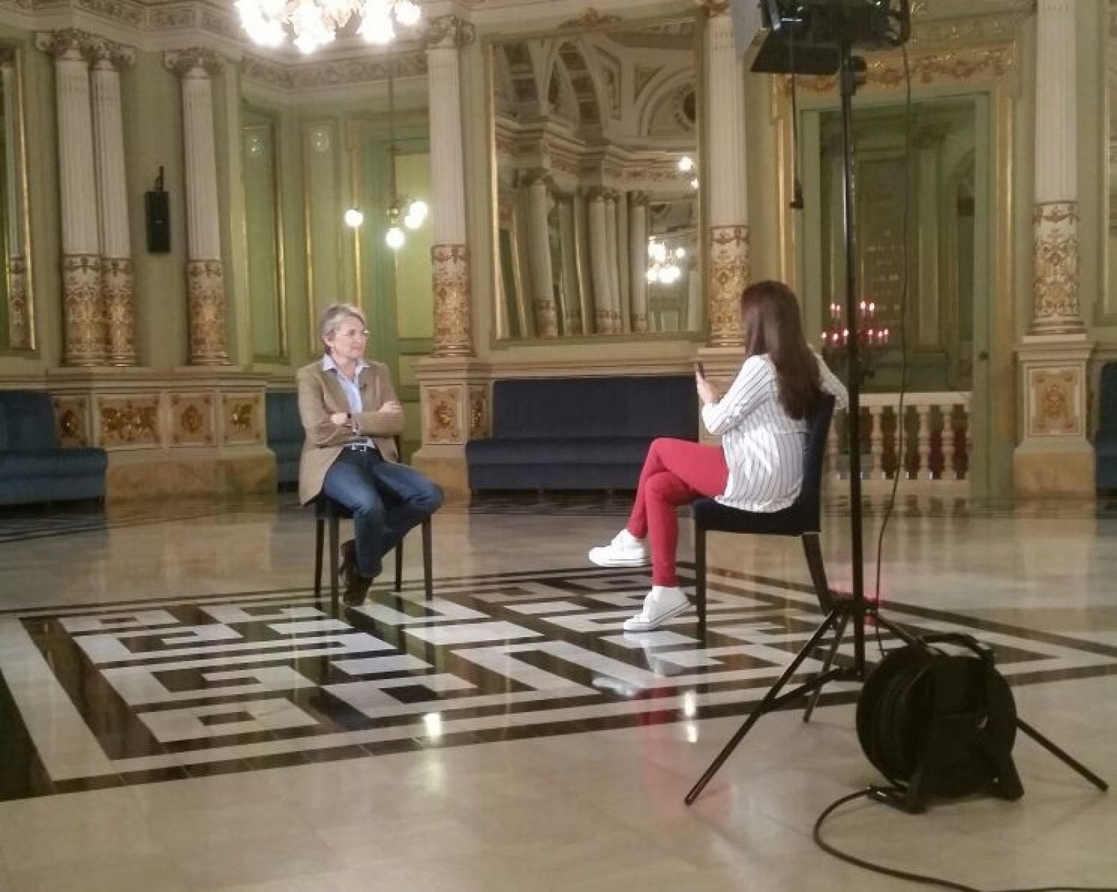 Montse Elias entrevista Cristina Scheppelmann al Gran Teatre del Liceu