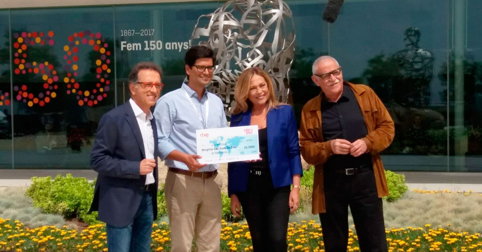 Saber y ganar colabora en la construcción de una nueva zona de investigación de oncología pediátrica