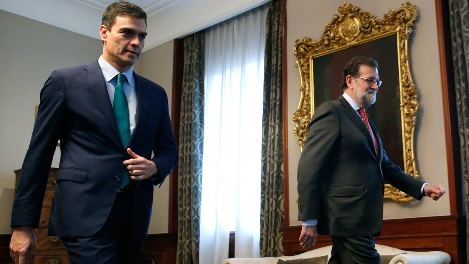 Sánchez y Rajoy, en una imagen de archivo de 2016