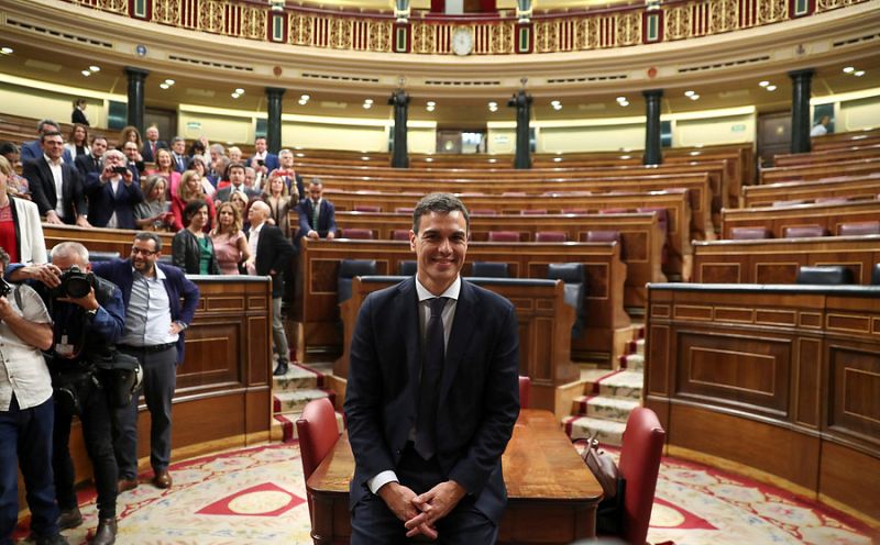 El triunfo de la moción de censura de Sánchez