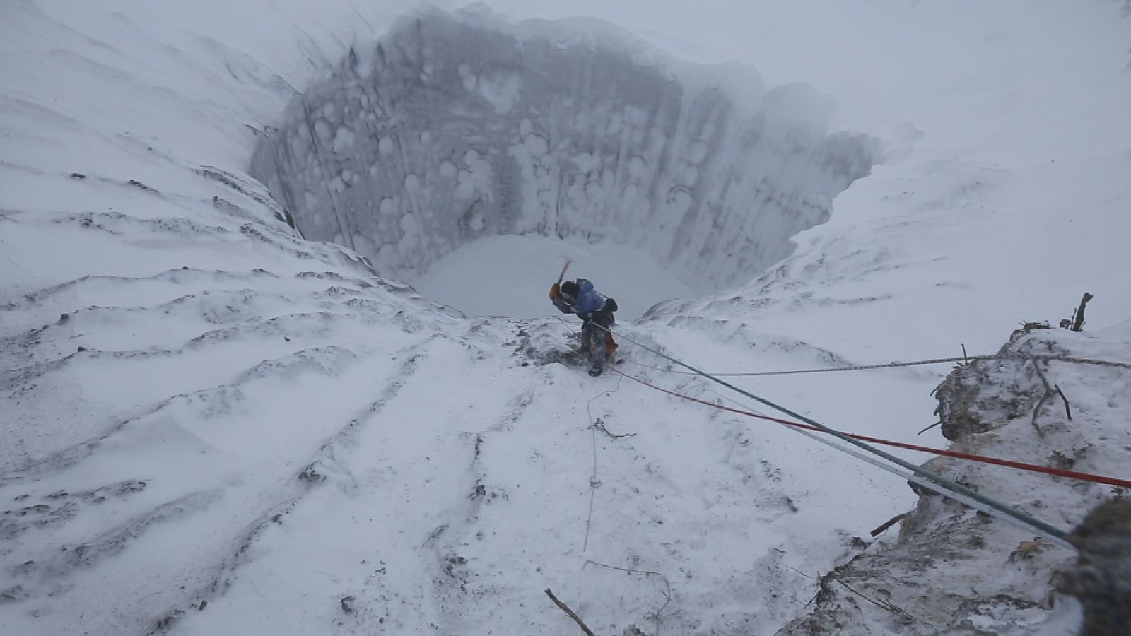 Un crater de la península de Yamal