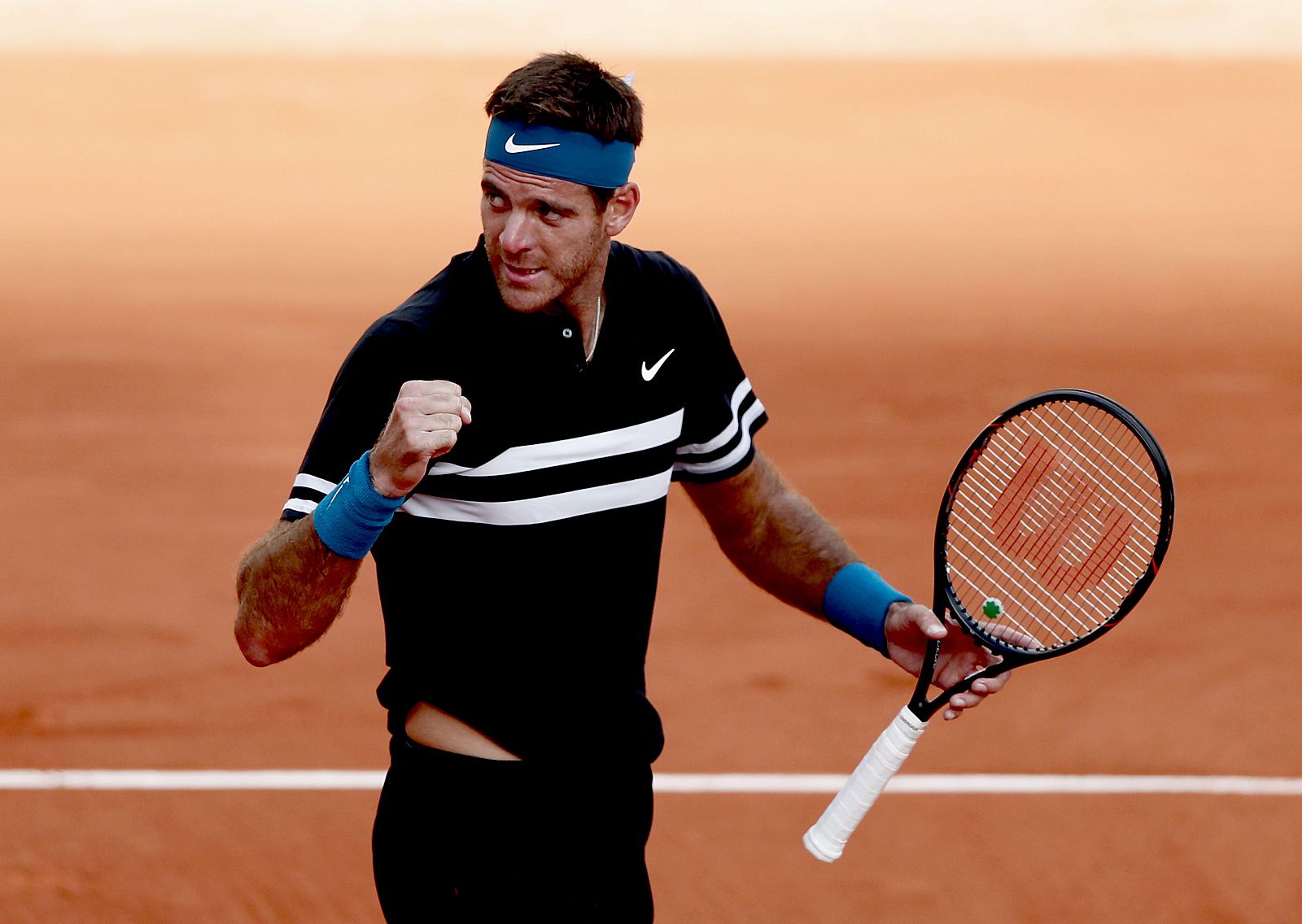 Del Potro en Roland Garros
