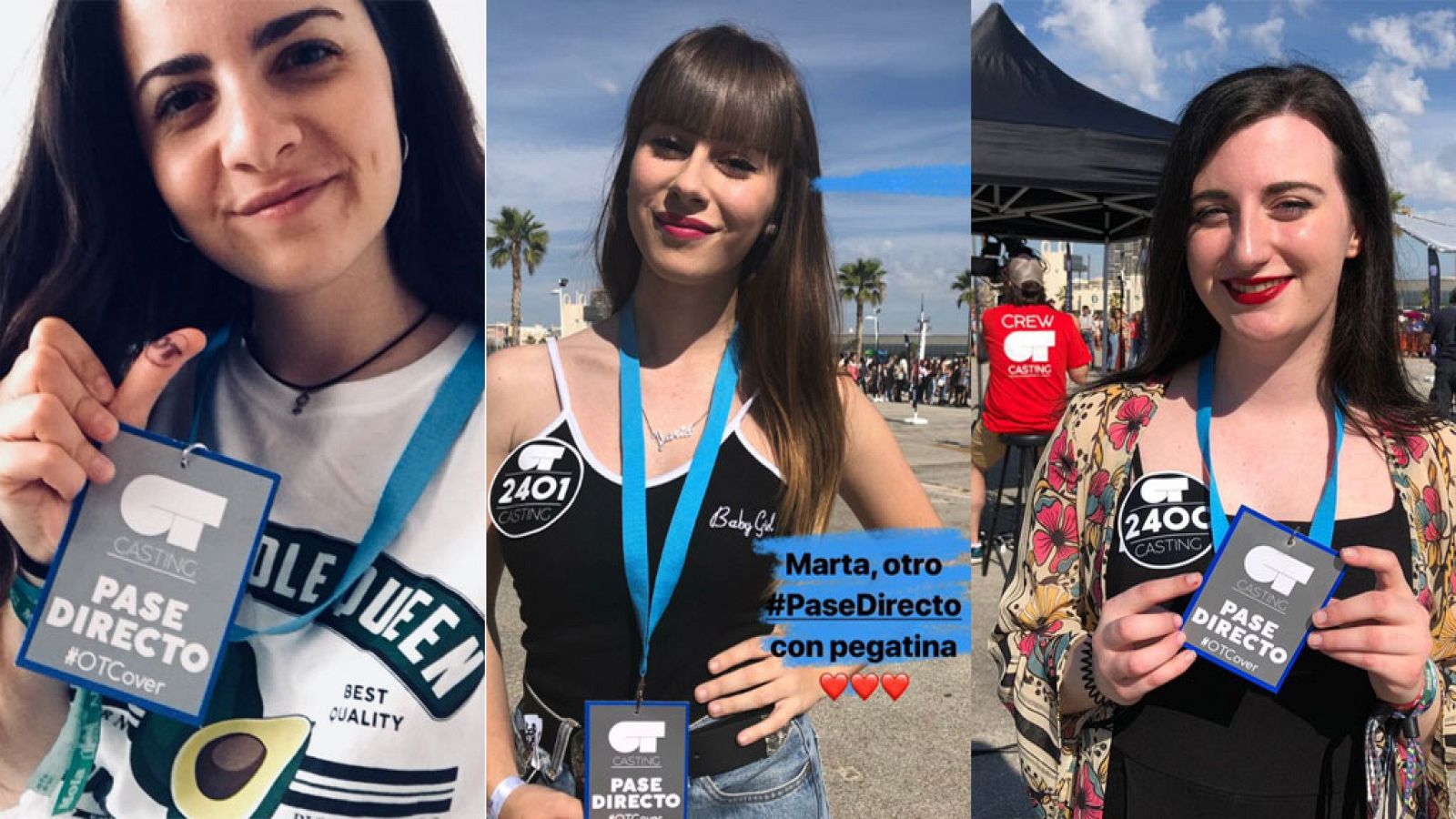 Algunas de las aspirantes del #OTCastingAlicante