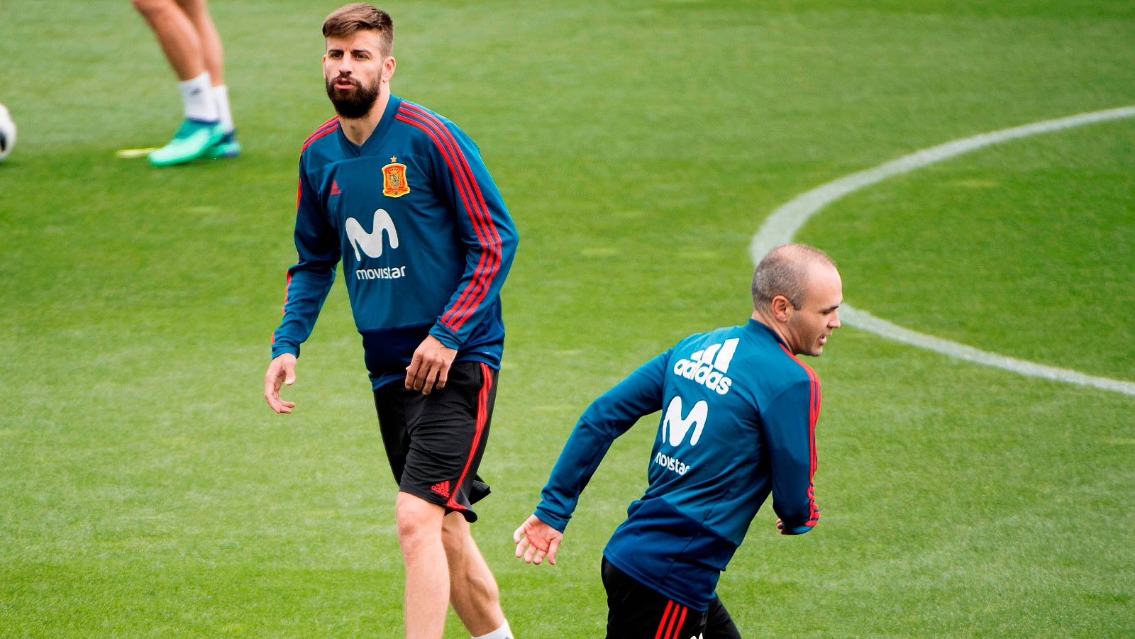 Piqué e Iniesta