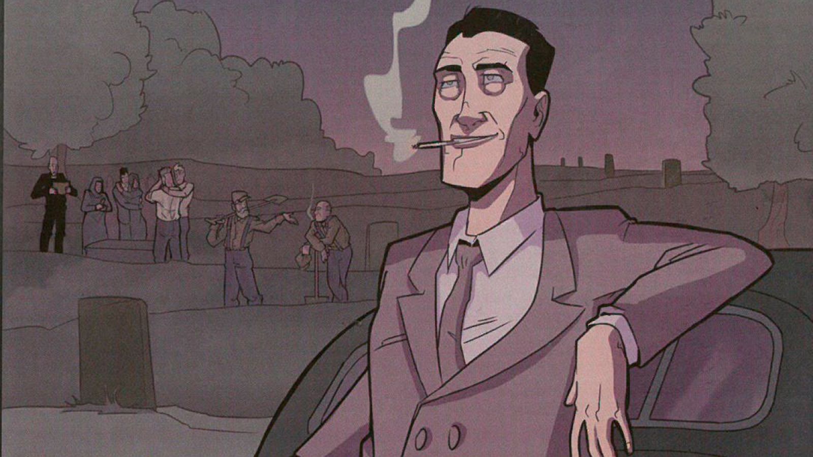 Viñeta de 'La noche perdida de Luis Buñuel'