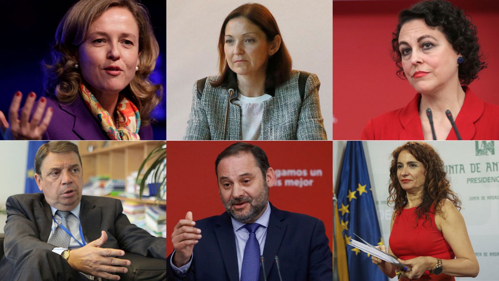 Los ministros de las seis carteras puramente económicas