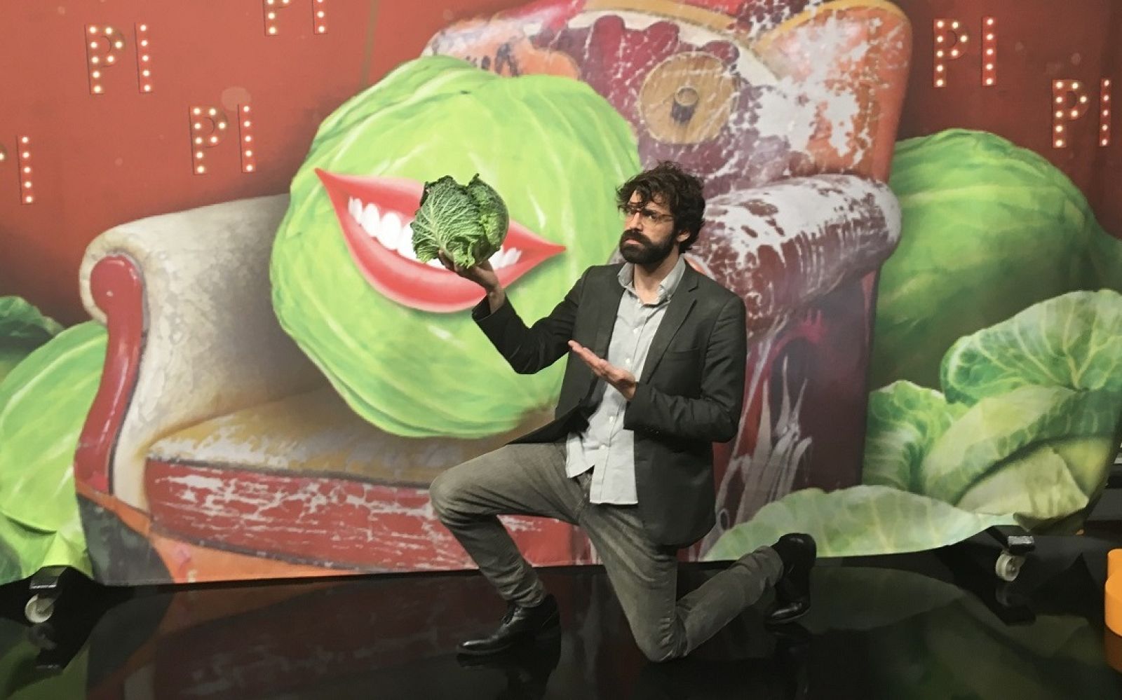 David Verdaguer visita el plató del 'Programa inesperat'