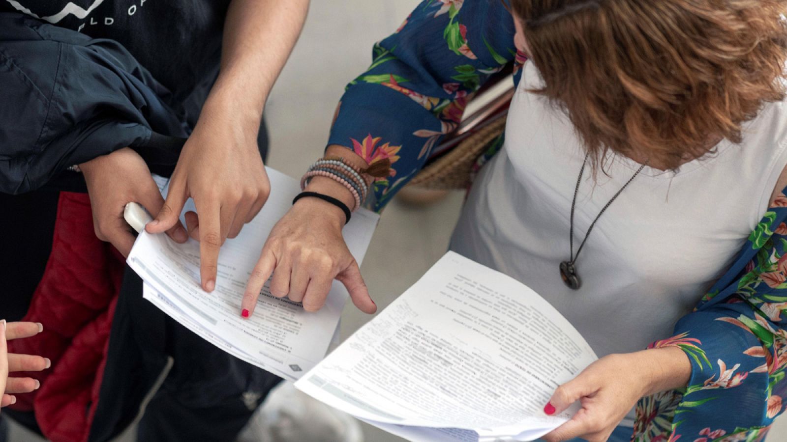 Alumnos en la prueba de Selectividad de junio de 2018