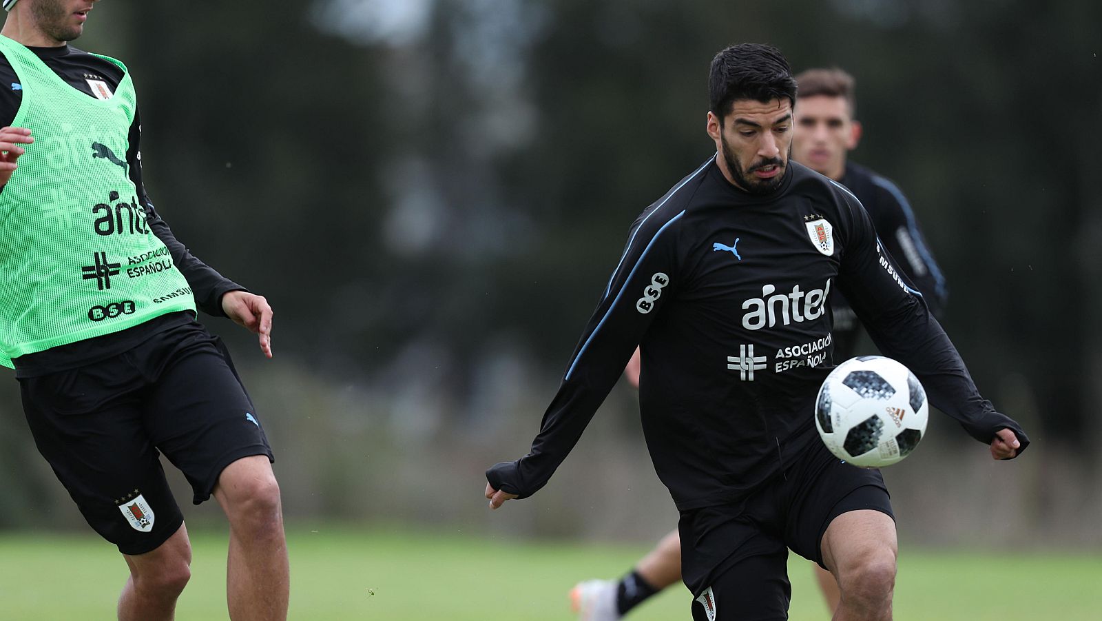 Entrenamiento y rueda de prensa de la selecciÃ³n uruguaya de fÃºtbol