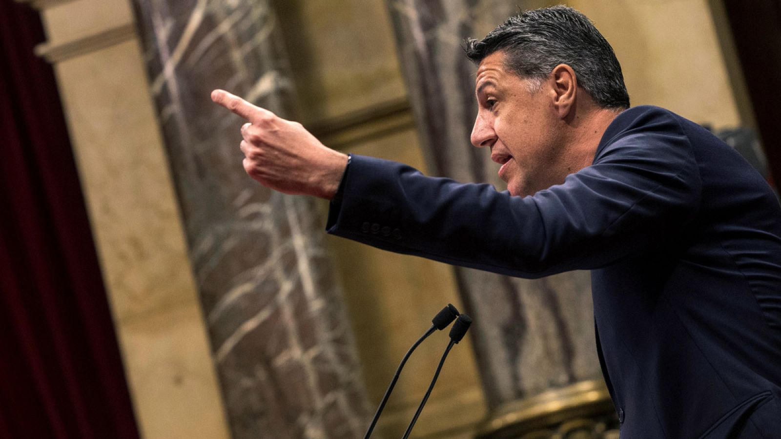 El presidente del PP en Cataluña, Xavier García Albiol