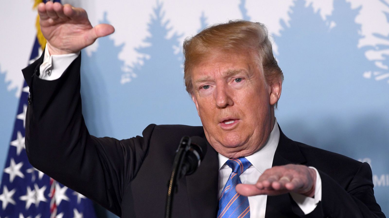 El presidente de Estados Unidos, Donald Trump