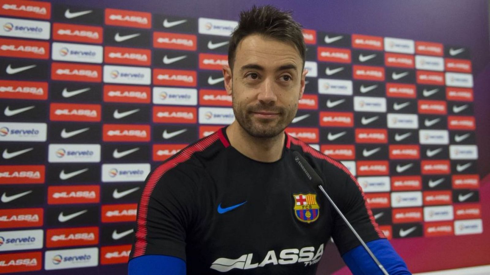 Paco Sedano durante la rueda de prensa de su adiós.