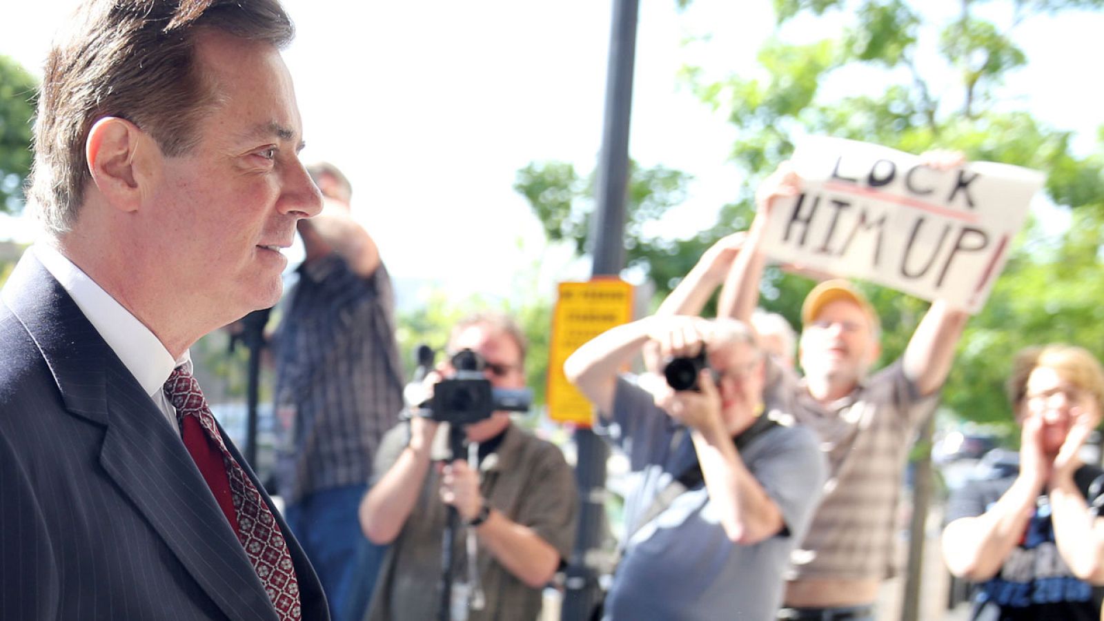Paul Manafort, a su llegada a la corte de Washington