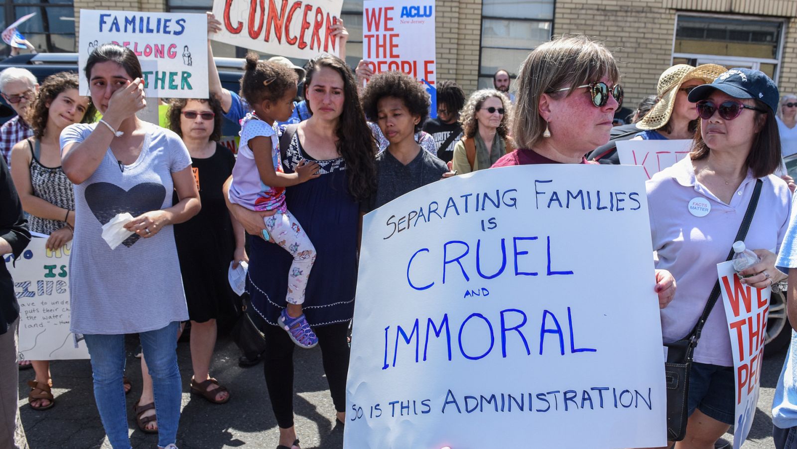 Protesta contra la política migratoria de Trump