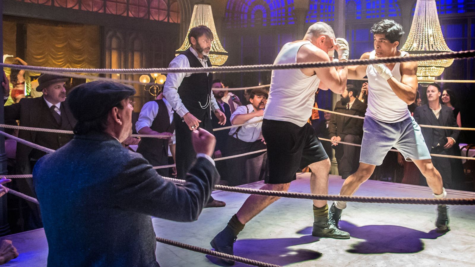 Combate de boxeo en 'El Continental'