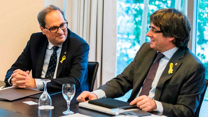 Torra y Puigdemont se reúnen en Berlín para analizar la situación de Cataluña